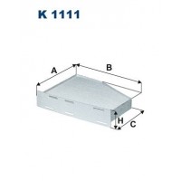 K 1111 FILTRON Фільтр повітря у внутрішньому просторі