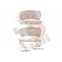 RB2145 R BRAKE Комплект гальмівних колодок дисковий гальм