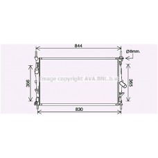 FD2628 AVA QUALITY COOLING Радіатор охолодження двигуна