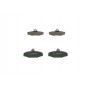 0 986 424 561 BOSCH Комплект гальмівних колодок дисковий гальм