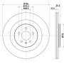 MDC2768C MINTEX Гальмівний диск