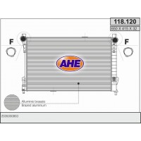 118.120 AHE Радіатор охолодження двигуна