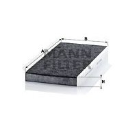 CUK 4054 MANN-FILTER Фільтр повітря у внутрішньому просторі