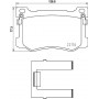 8DB 355 030-501 HELLA Комплект гальмівних колодок дисковий гальм