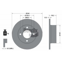 BDS1690 BENDIX Braking Гальмівний диск