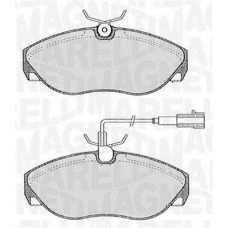 363916060183 MAGNETI MARELLI Комплект гальмівних колодок дисковий гальм