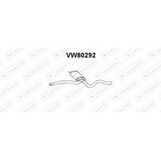 VW80292 VENEPORTE Предглушник вихлопних газів