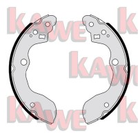 01146 KAWE Комплект гальмівних колодок