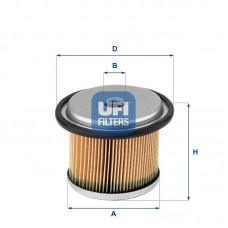 26.676.00 UFI Паливний фільтр