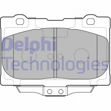 LP2155 DELPHI КомплеК т гальмівних колодок, дискове гальмо