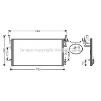 HY5083 AVA QUALITY COOLING Конденсатор кондиціонера