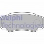 LP1790 DELPHI DELPHI CITROEN Гальмівн колодки задн.Jumper,Fiat Ducato,Peugeot 1.9-2.5D,TD