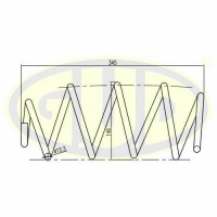 GCS095105 G.U.D. Пружина ходової частини