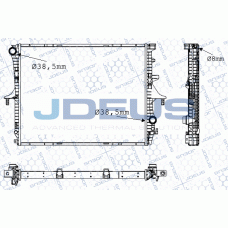 M-0300570 JDEUS Радіатор охолодження двигуна