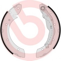 S 68 521 BREMBO Комплект гальмівних колодок