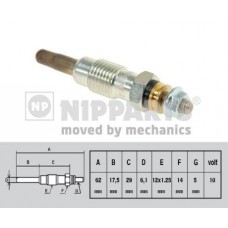 N5713013 NIPPARTS Свічка розжарювання