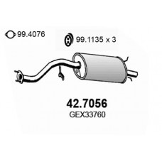 42.7056 ASSO Глушник вихлопних газів кінцевий