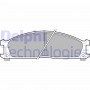 LP543 DELPHI Комплект гальмівних колодок дисковий гальм