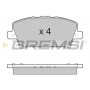 BP3245 BREMSI КомплеК т гальмівних колодок, дискове гальмо