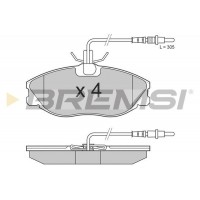 BP2683 BREMSI Комплект гальмівних колодок дисковий гальм