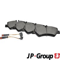 1163707610 JP GROUP Комплект гальмівних колодок дисковий гальм
