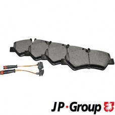 1163707610 JP GROUP Комплект гальмівних колодок дисковий гальм