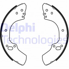LS1939 DELPHI Комплект гальмівних колодок