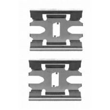 8DZ 355 204-071 HELLA Комплектуючі колодки дискового гальма