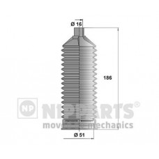 J2840506 NIPPARTS Комплект пильника рульове управління