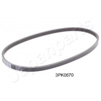 DV-3PK0670 JAPANPARTS Поліклиновий ремінь