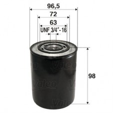 586007 VALEO Масляний фільтр