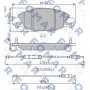 FO 787181 FOMAR Friction Комплект гальмівних колодок дисковий гальм