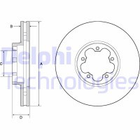 BG9142C DELPHI Гальмівний диск
