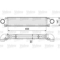 818646 VALEO Интеркулер