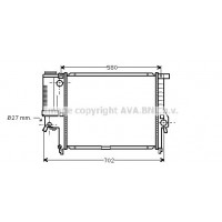 BW2140 AVA QUALITY COOLING Радіатор охолодження двигуна