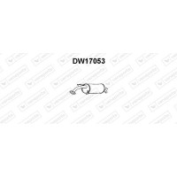 DW17053 VENEPORTE Глушник вихлопних газів кінцевий