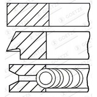 08-426300-00 GOETZE ENGINE Комплект поршневих кілець