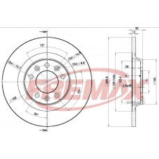 BD-4609 FREMAX Гальмівний диск