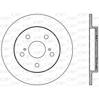 BDR2397.10 OPEN PARTS Гальмівний диск