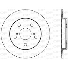 BDR2397.10 OPEN PARTS Гальмівний диск