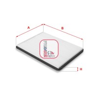S 3222 C SOFIMA Фільтр повітря у внутрішньому просторі