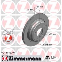 150.1286.20 ZIMMERMANN Гальмівний диск