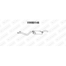 VW80146 VENEPORTE Глушник вихлопних газів кінцевий