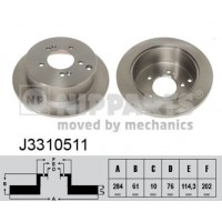J3310511 NIPPARTS Гальмівний диск