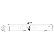 AD 285 000S MAHLE Осушувач кондиціонера
