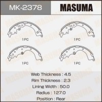 MK-2378 MASUMA Комплект гальмівних колодок