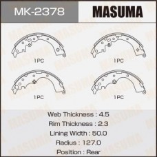 MK-2378 MASUMA Комплект гальмівних колодок