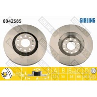 6042585 GIRLING Гальмівний диск