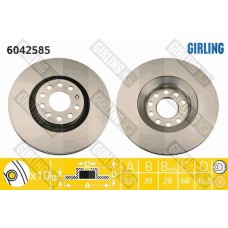 6042585 GIRLING Гальмівний диск