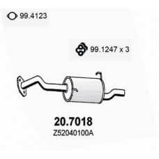 20.7018 ASSO Глушник вихлопних газів кінцевий